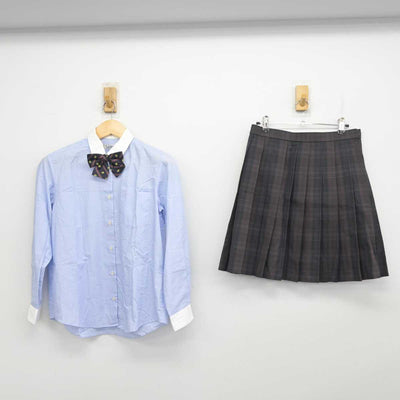 【中古】東京都 豊島学院高等学校 女子制服 5点 (ブレザー・ニット・シャツ・スカート) sf056519