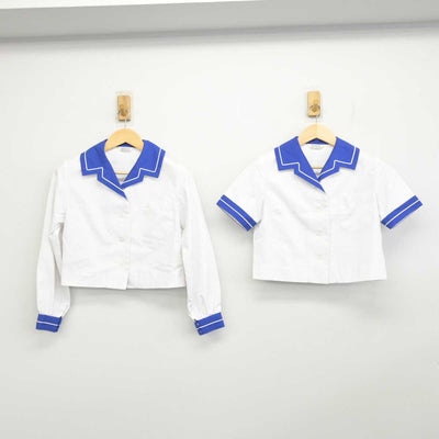 【中古】熊本県 錦ヶ丘中学校 女子制服 2点 (シャツ) sf056524