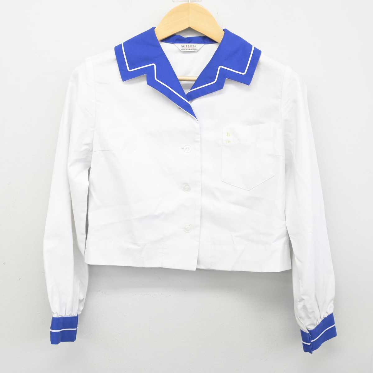 【中古】熊本県 錦ヶ丘中学校 女子制服 2点 (シャツ) sf056524