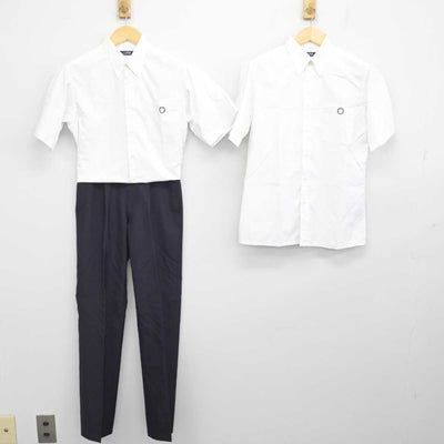 【中古】東京都 桜美林高等学校 男子制服 3点 (シャツ・ズボン) sf056531