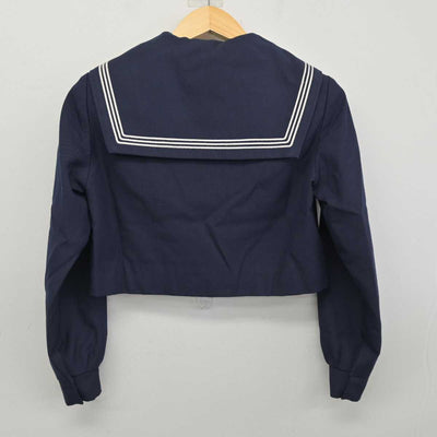 【中古】福岡県 柏原中学校 女子制服 3点 (セーラー服・ジャンパースカート) sf056534