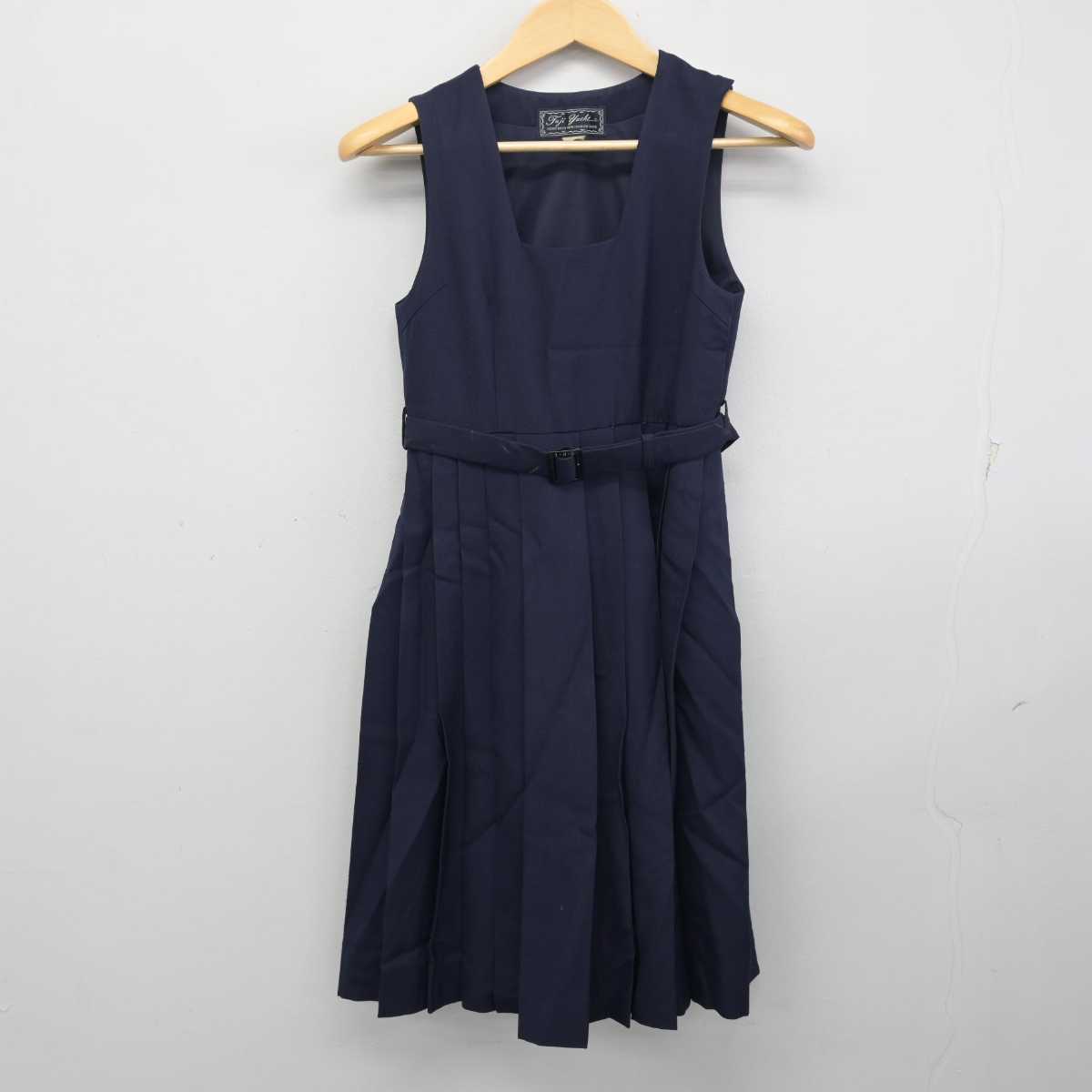 【中古】福岡県 柏原中学校 女子制服 3点 (セーラー服・ジャンパースカート) sf056534