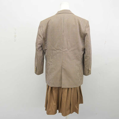 【中古】福岡県 福島東高等学校 女子制服 5点 (ブレザー・ニット・スカート) sf056542