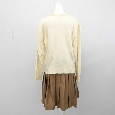 【中古】福岡県 福島東高等学校 女子制服 5点 (ブレザー・ニット・スカート) sf056542