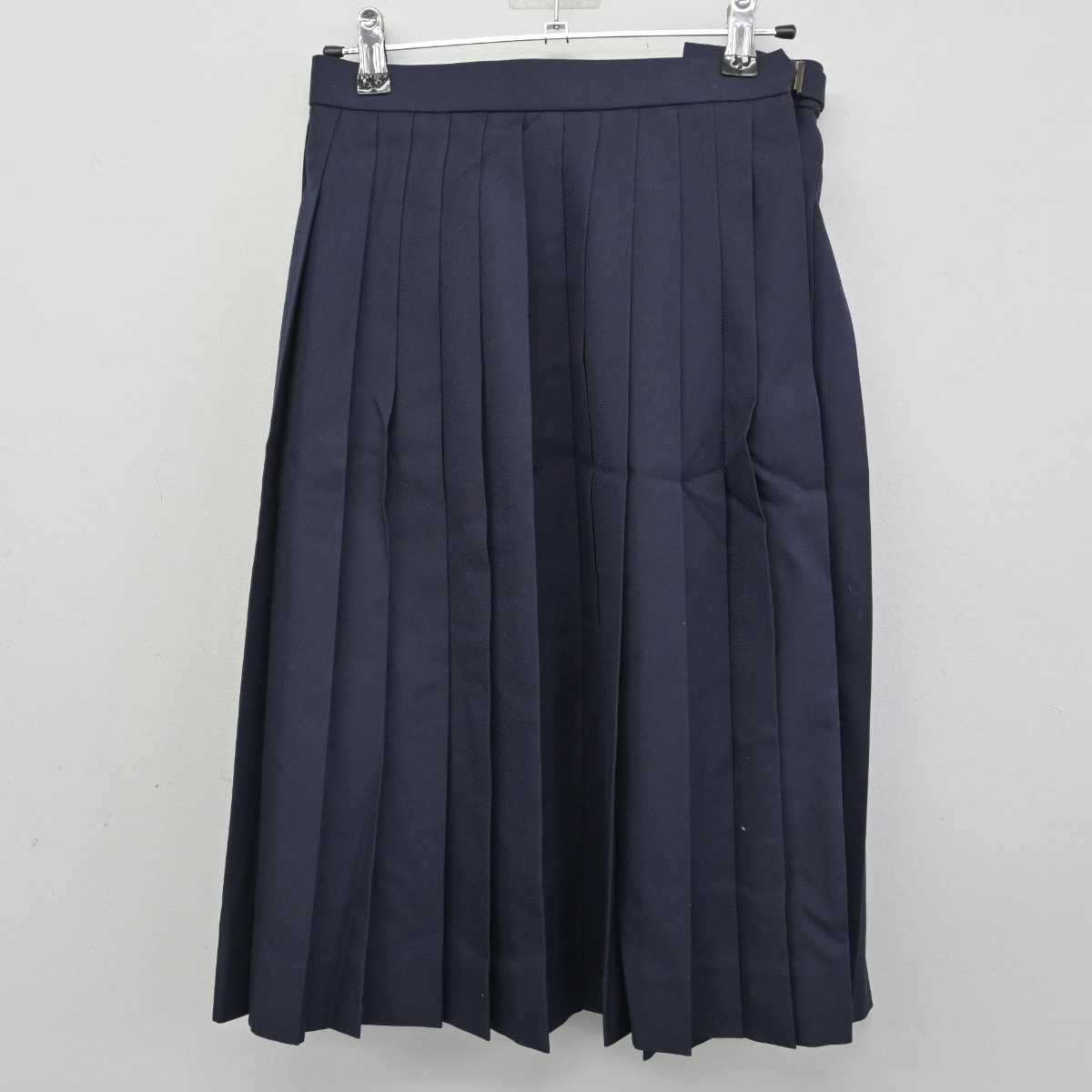 【中古】兵庫県 安室中学校 女子制服 3点 (セーラー服・スカート) sf056546