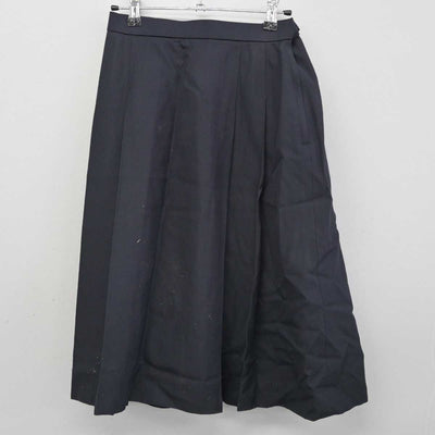 【中古】福岡県 糸島高等学校 女子制服 3点 (ニットベスト・シャツ・スカート) sf056552