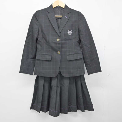 【中古】大阪府 宣真高等学校 女子制服 2点 (ブレザー・スカート) sf056564