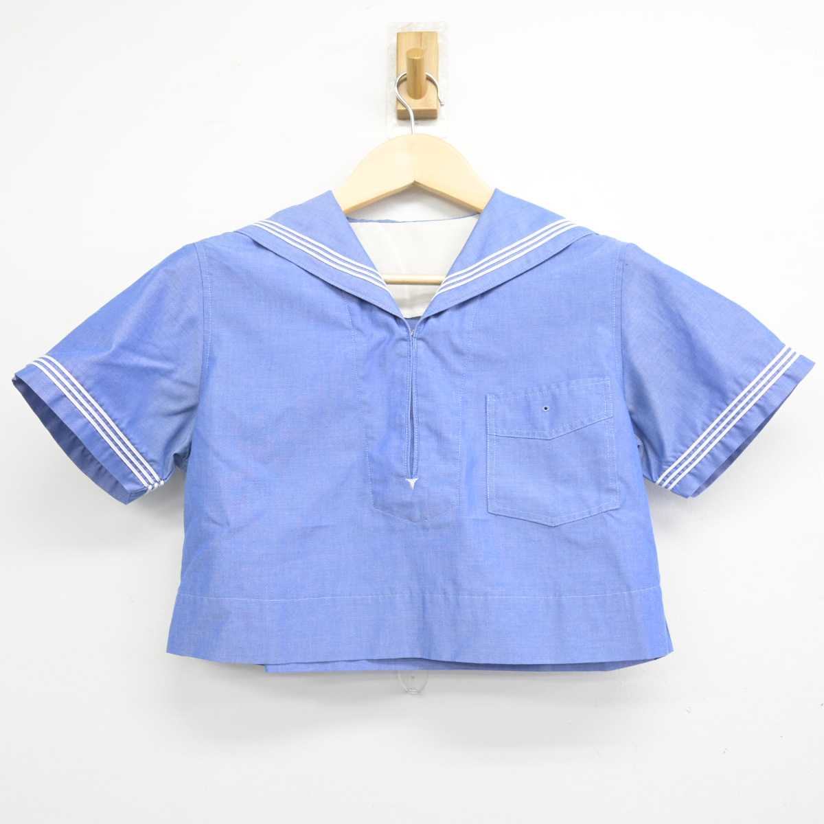 【中古】福岡県 福岡女学院高等学校 女子制服 2点 (セーラー服) sf056573