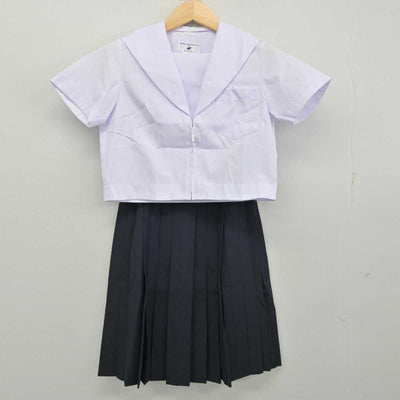 【中古】愛知県 味岡中学校 女子制服 3点 (セーラー服・スカート) sf056581