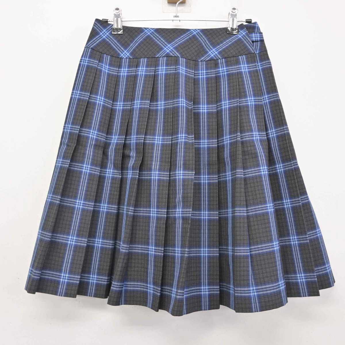 【中古】青森県 八戸工業大学第二高等学校 女子制服 6点 (ブレザー・シャツ・スカート・その他アイテム) sf056582