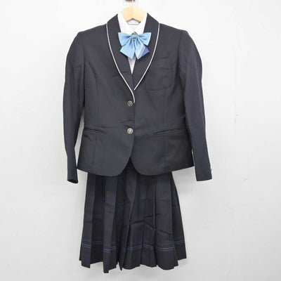 【中古】愛知県 新城有教館高等学校 女子制服 3点 (ブレザー・シャツ・スカート) sf056590