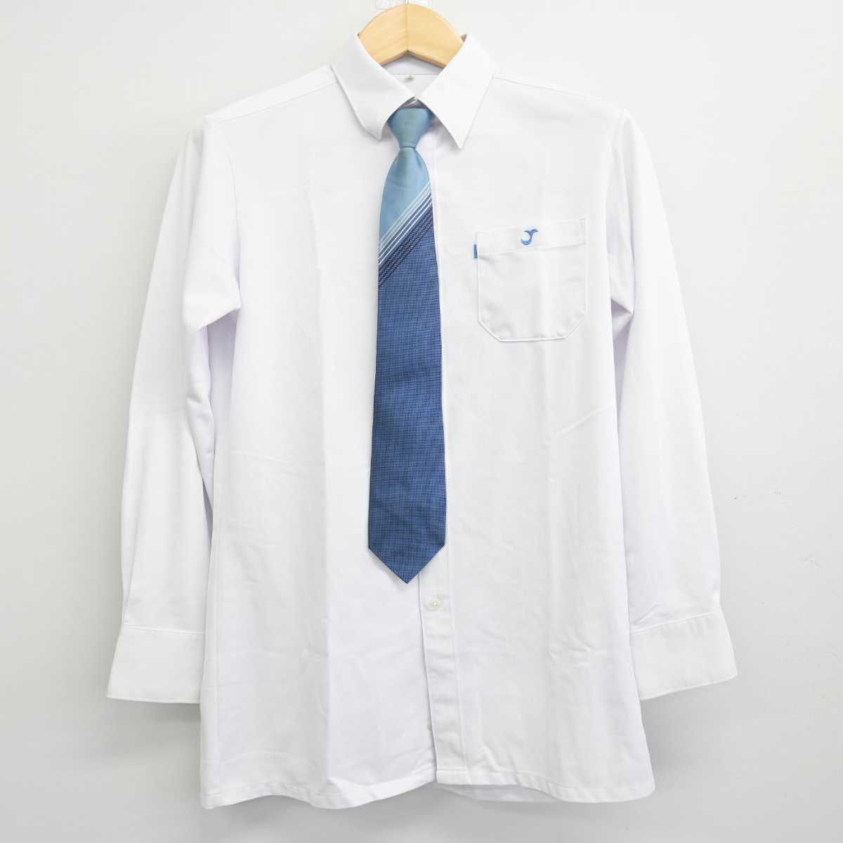 【中古】愛知県 新城有教館高等学校 男子制服 3点 (ブレザー・シャツ・ズボン) sf056599