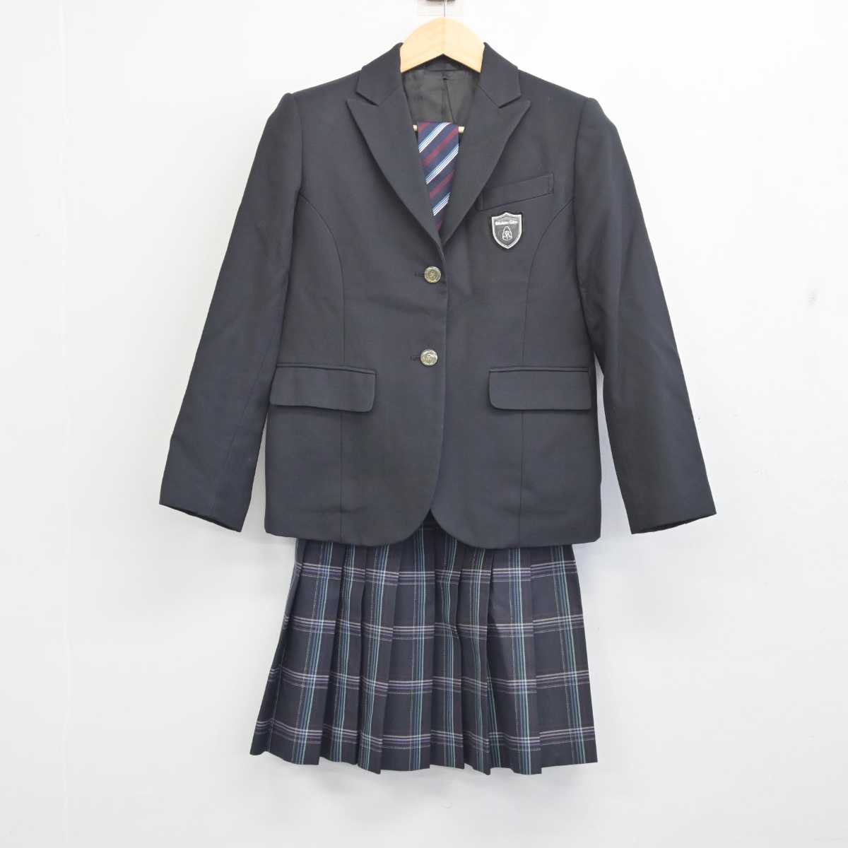 【中古】神奈川県 横浜翠陵高等学校 女子制服 4点 (ブレザー・スカート) sf056609