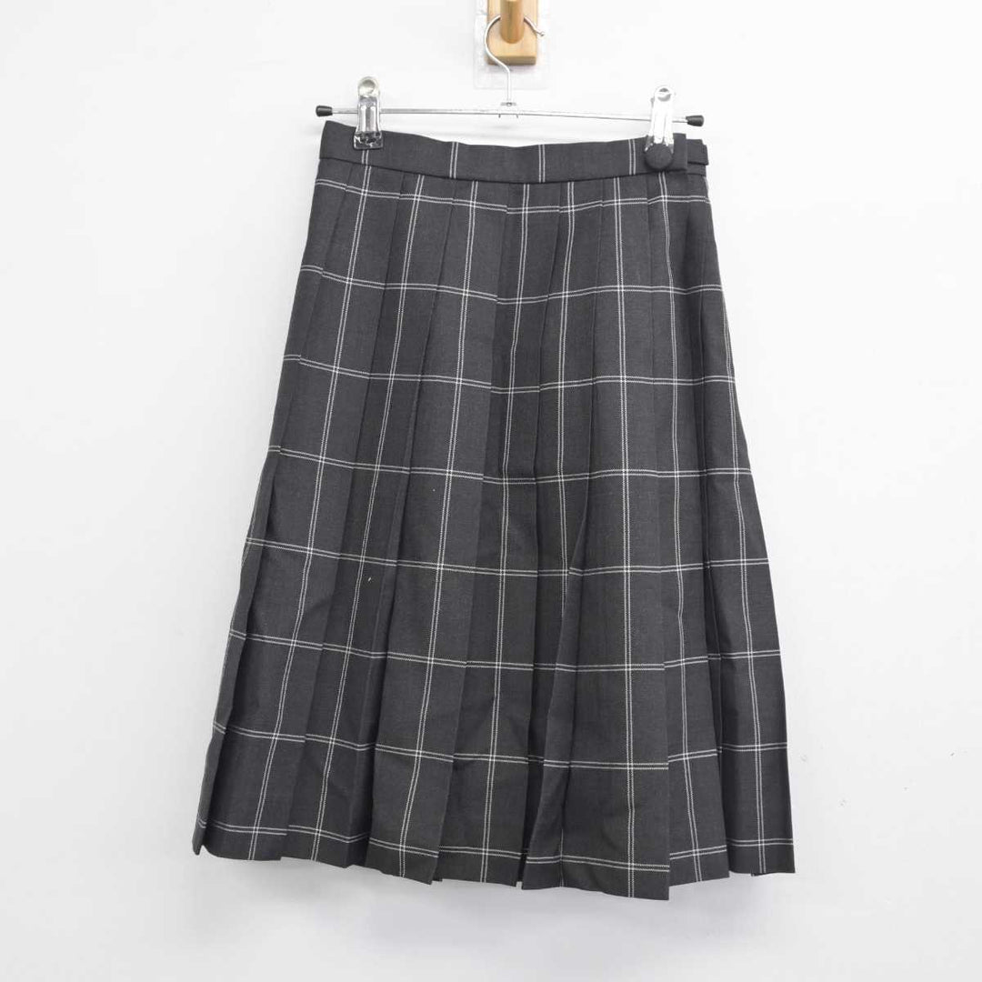 【中古】岡山県 山陽学園高等学校 女子制服 2点 (ニット・スカート) sf056612 | 中古制服通販パレイド