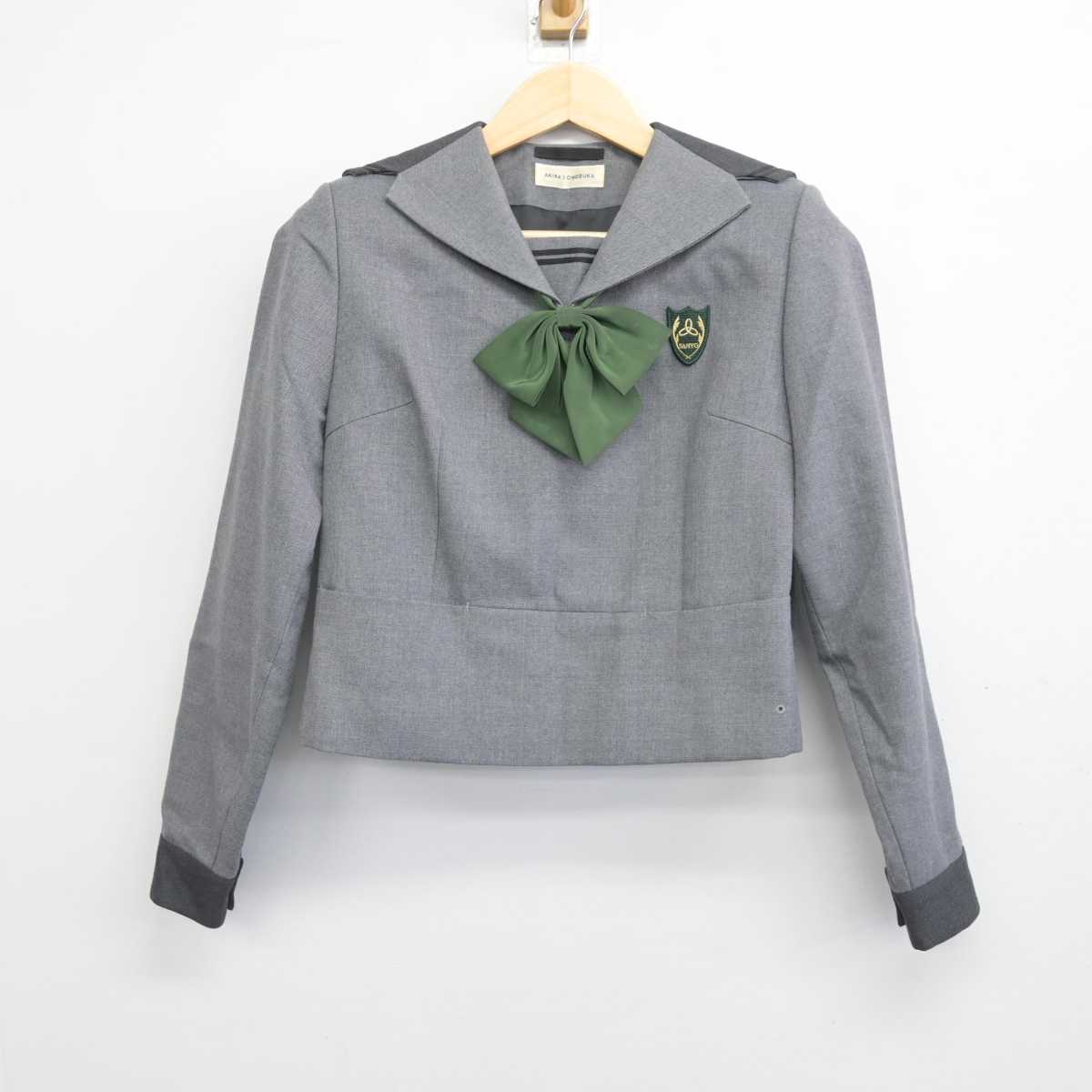 【中古】岡山県 山陽学園高等学校 女子制服 3点 (セーラー服・スカート) sf056613