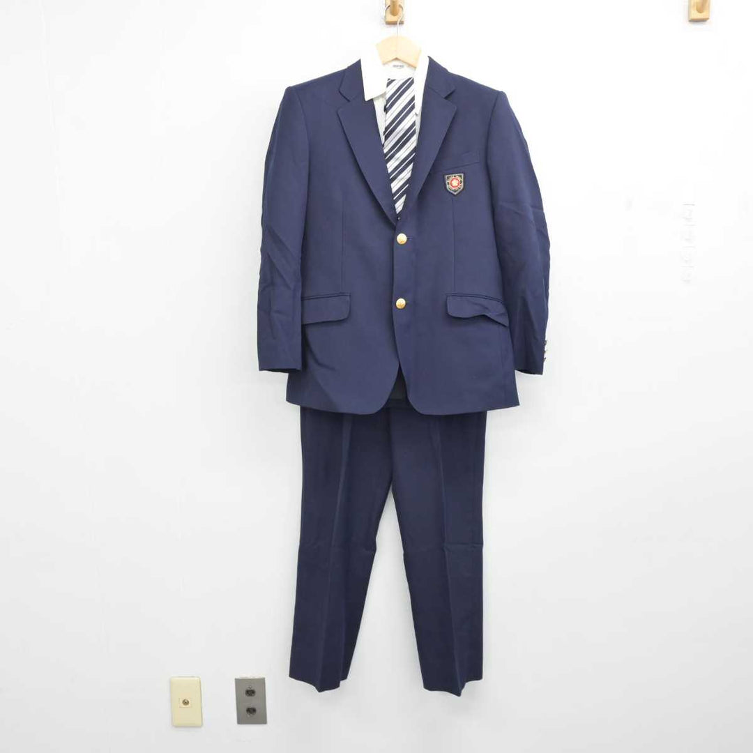 【中古】岡山県 就実高等学校 男子制服 4点 (ブレザー・シャツ・ズボン) sf056615 | 中古制服通販パレイド