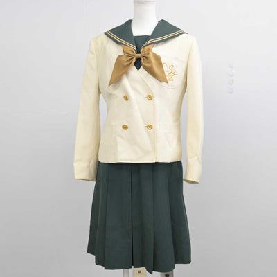 【中古】福島県 須賀川桐陽高等学校 女子制服 4点 (ブレザー・セーラー服・スカート) sf056618