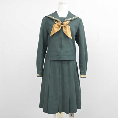 【中古】福島県 須賀川桐陽高等学校 女子制服 4点 (ブレザー・セーラー服・スカート) sf056618