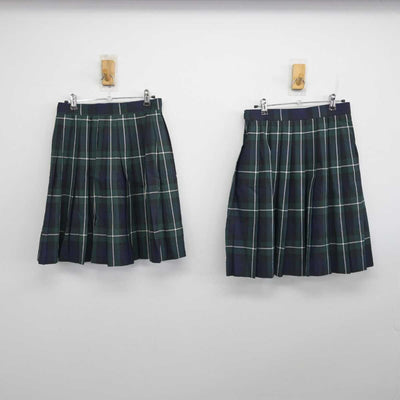 【中古】福島県 桜の聖母学院高等学校 女子制服 2点 (スカート) sf056621