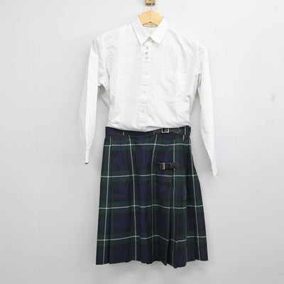 【中古】福島県 桜の聖母学院高等学校 女子制服 3点 (ブレザー・シャツ・スカート) sf056622