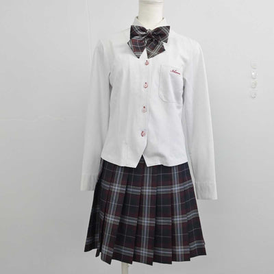 【中古】愛知県 名古屋経済大学市邨高等学校 女子制服 4点 (ブレザー・シャツ・スカート) sf056626