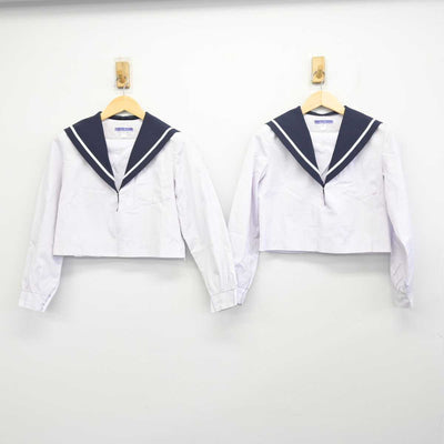 【中古】愛知県 岡崎商業高等学校 女子制服 2点 (セーラー服) sf056636