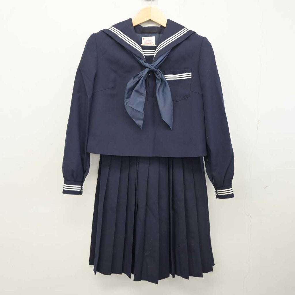 【中古】広島県 三原市立第五中学校 女子制服 3点 (セーラー服・スカート) sf056638 | 中古制服通販パレイド