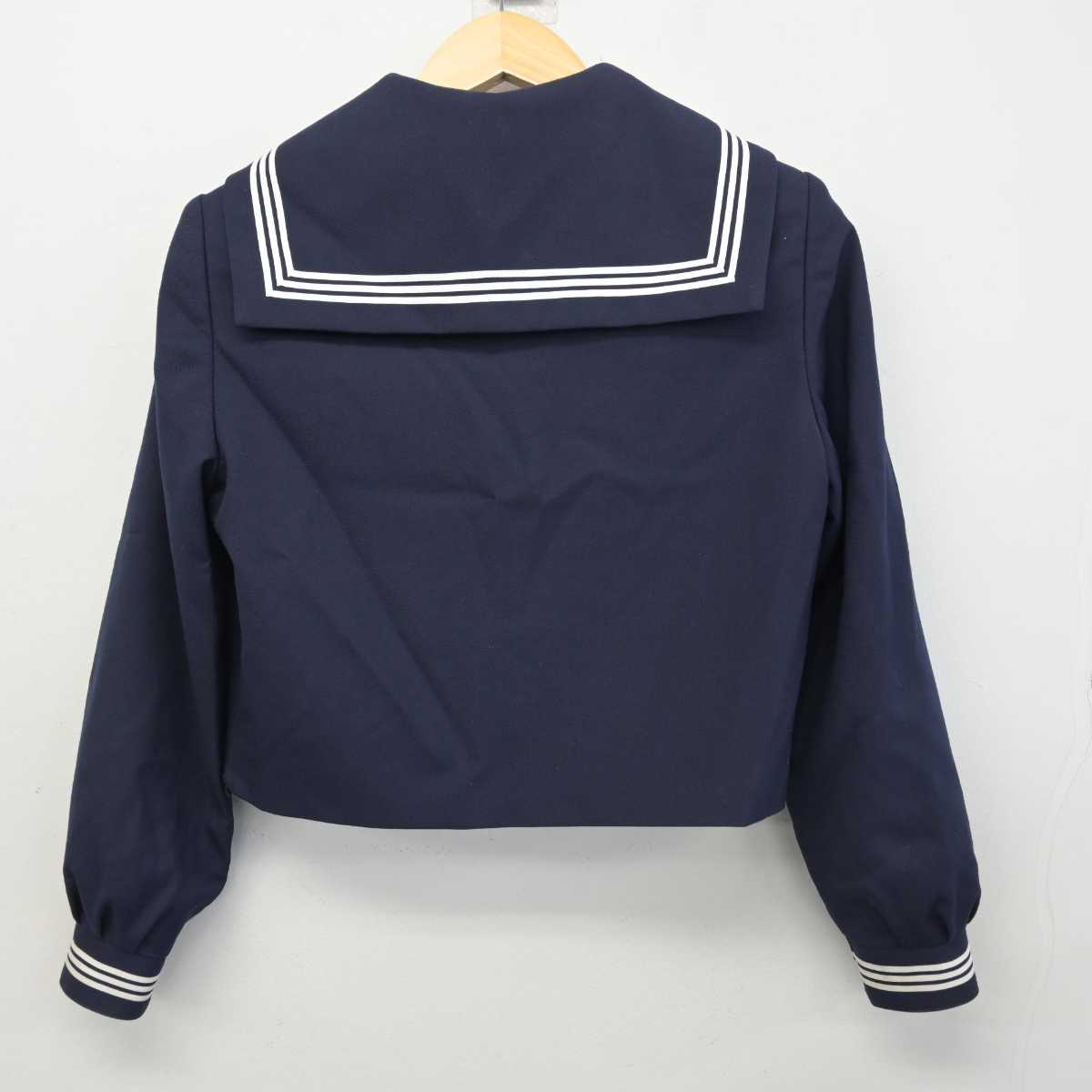 【中古】広島県 三原市立第五中学校 女子制服 3点 (セーラー服・スカート) sf056639