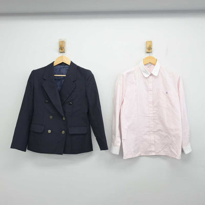 【中古】埼玉県 久喜高等学校 女子制服 3点 (ブレザー・シャツ・スカート) sf056656