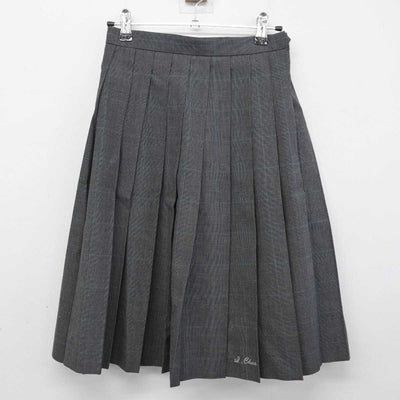 【中古】新潟県 新発田中央高等学校 女子制服 3点 (ニットベスト・シャツ・スカート) sf056659