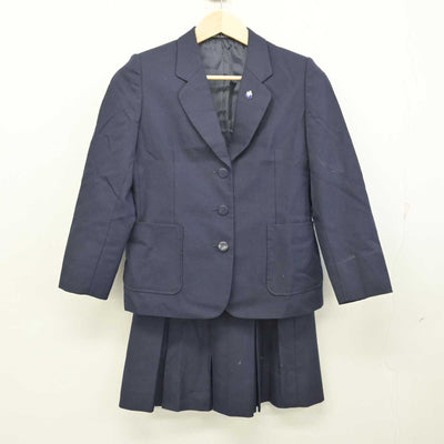 【中古】神奈川県 蒔田中学校 女子制服 3点 (ブレザー・スカート) sf056660