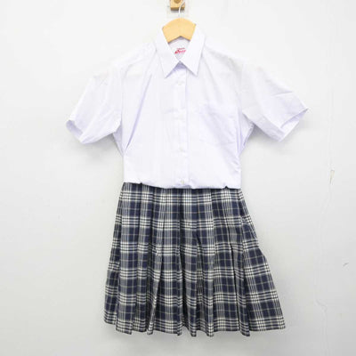 【中古】神奈川県 釜利谷高等学校 女子制服 2点 (シャツ・スカート) sf056664