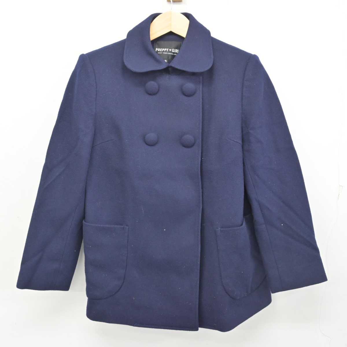 【中古】熊本県 京陵中学校 女子制服 1点 (コート) sf056668