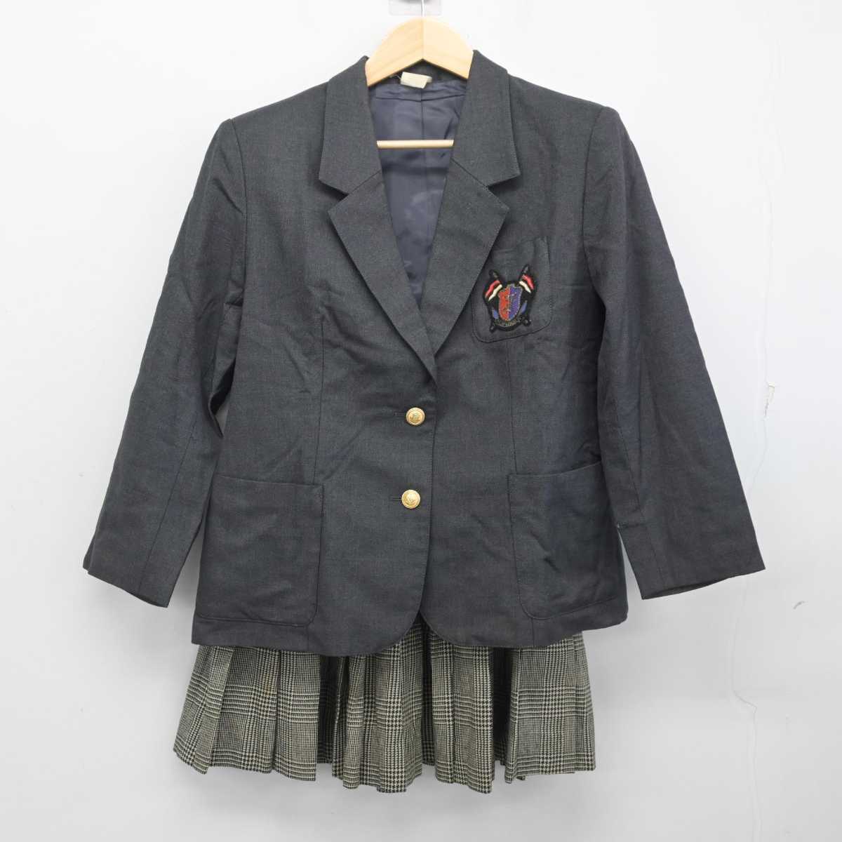 【中古】東京都 富士見丘中学高等学校 女子制服 2点 (ブレザー・スカート) sf056673