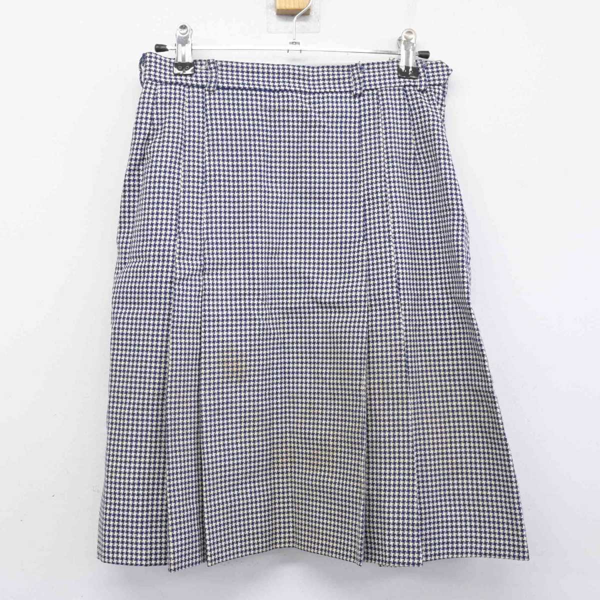 【中古】東京都 富士見丘中学高等学校 女子制服 2点 (ニットベスト・スカート) sf056674