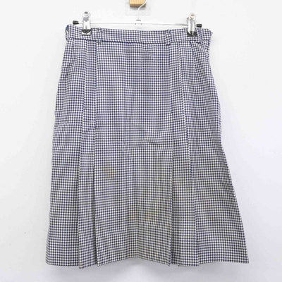 【中古】東京都 富士見丘中学高等学校 女子制服 2点 (ニットベスト・スカート) sf056674