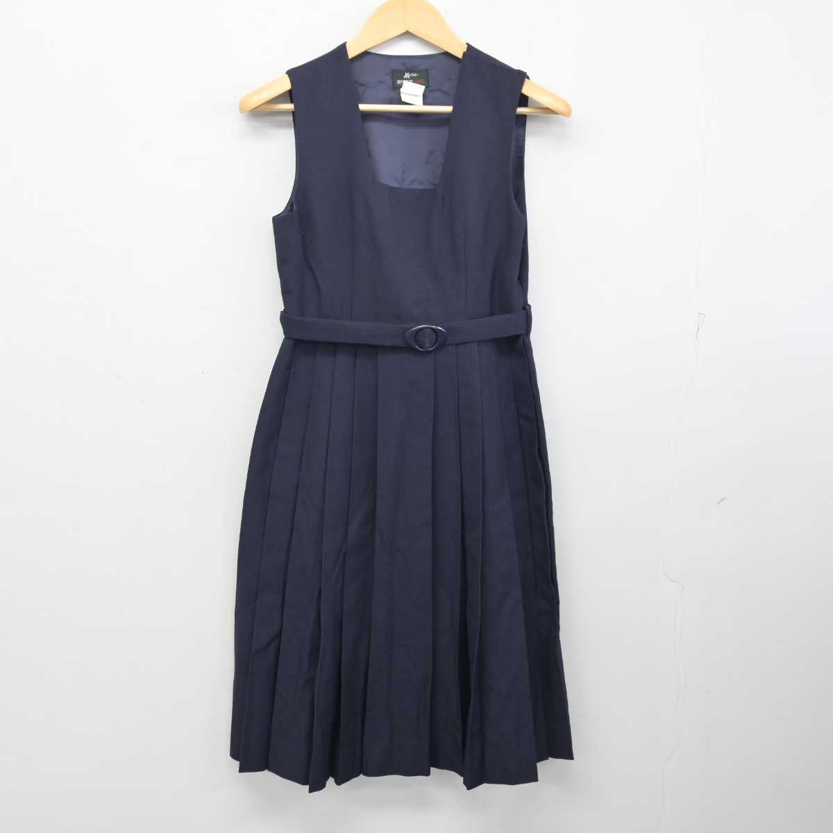 【中古】東京都 向陽中学校 女子制服 3点 (セーラー服・ジャンパースカート) sf056675