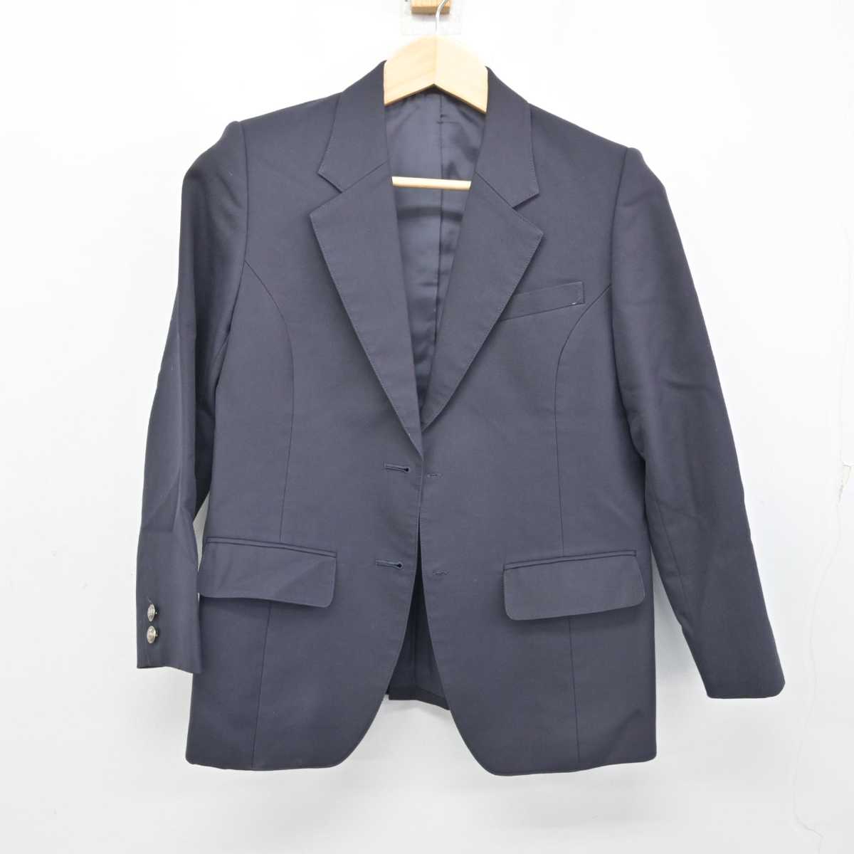 【中古】宮崎県 宮崎南高等学校 女子制服 3点 (ブレザー・スカート) sf056682