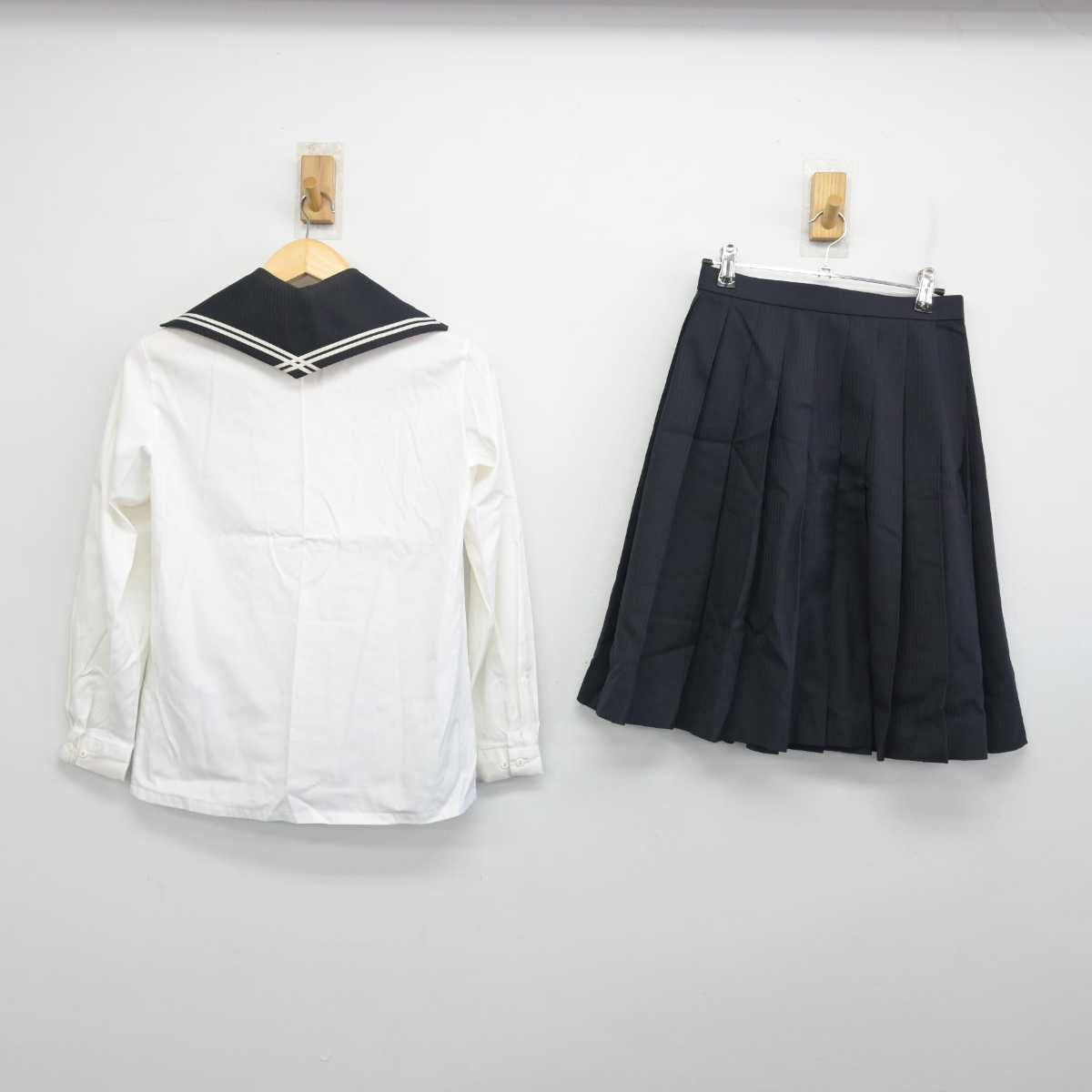 【中古】埼玉県 栄東中学・高等学校 女子制服 3点 (ブレザー・セーラー服・スカート) sf056691