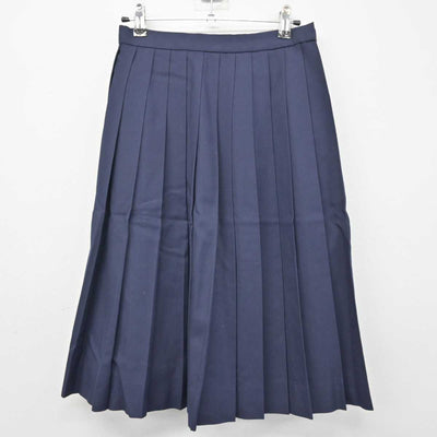 【中古】北海道 東陵中学校 女子制服 5点 (ブレザー・ベスト・シャツ・スカート) sf056710