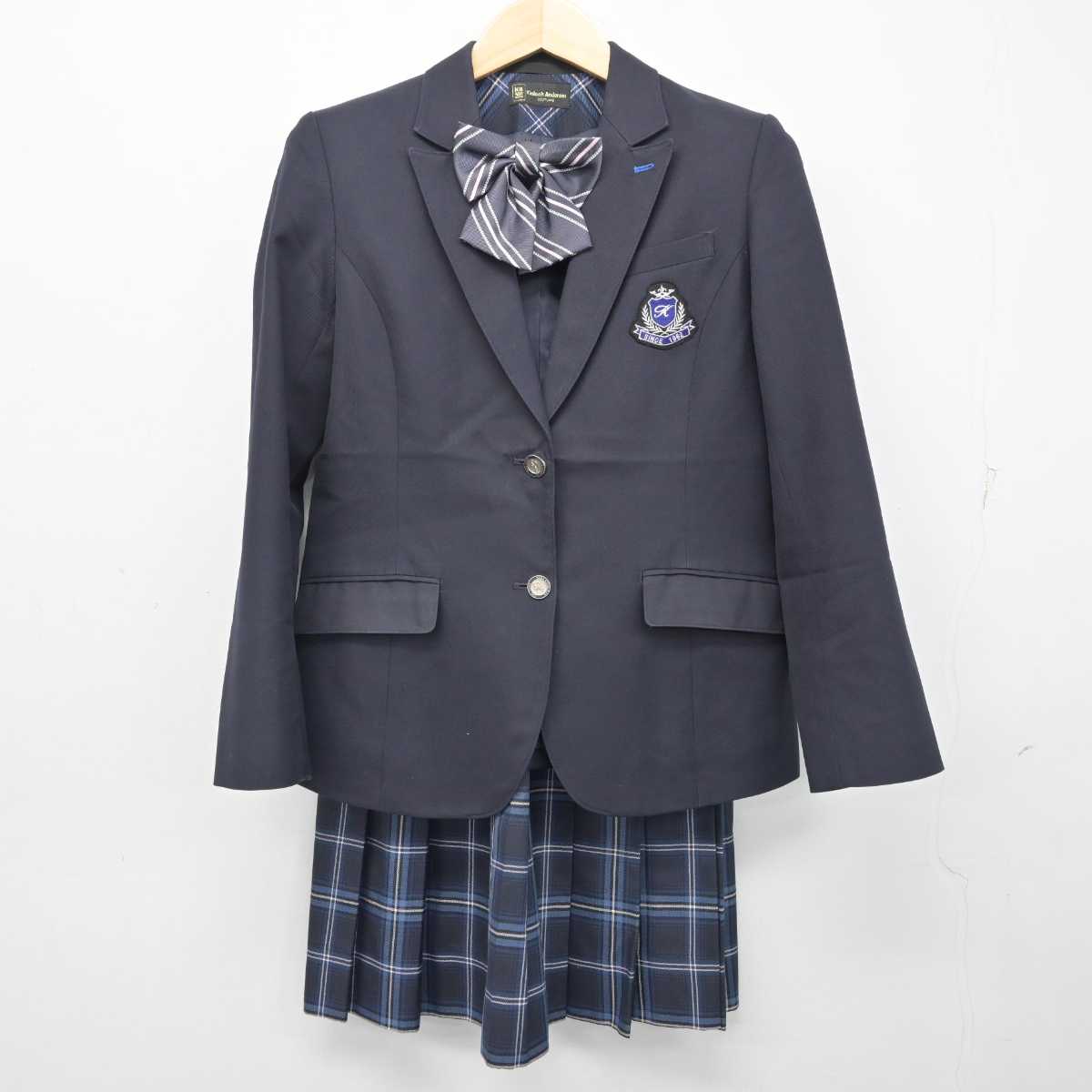 【中古】福岡県 古賀竟成館高等学校 女子制服 4点 (ブレザー・スカート) sf056734