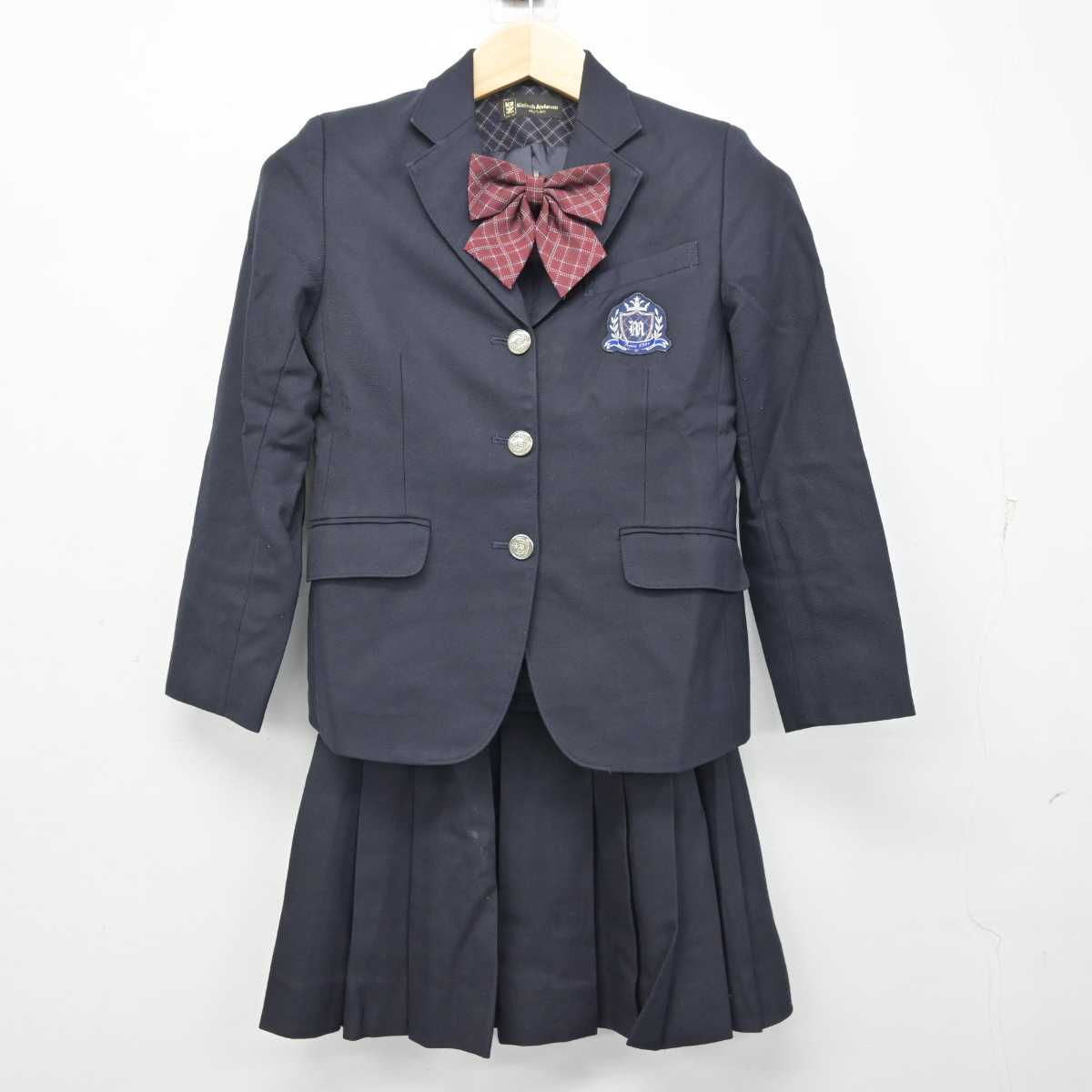 【中古】三重県 私立三重中学校 女子制服 5点 (ブレザー・スカート) sf056743