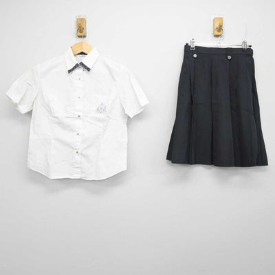 【中古】三重県 三重高等学校 女子制服 2点 (シャツ・スカート) sf056746