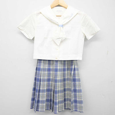 【中古】愛知県 名城大学附属高等学校 女子制服 2点 (セーラー服・スカート) sf056750