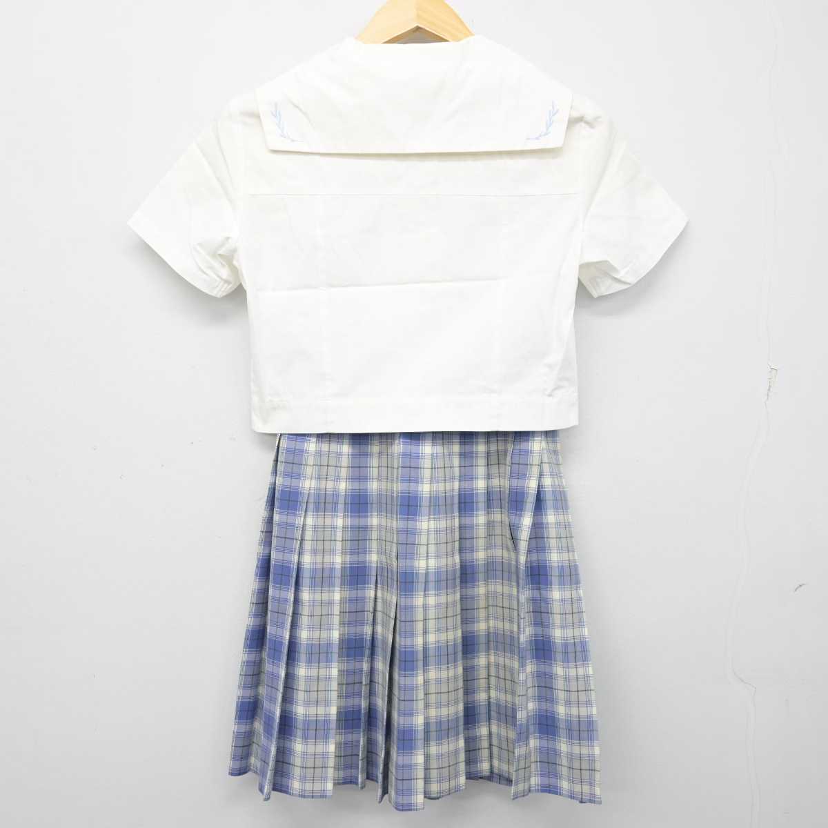 【中古】愛知県 名城大学附属高等学校 女子制服 2点 (セーラー服・スカート) sf056750