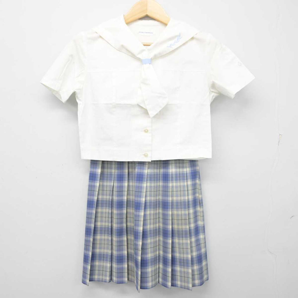 【中古】愛知県 名城大学附属高等学校 女子制服 2点 (セーラー服・スカート) sf056751