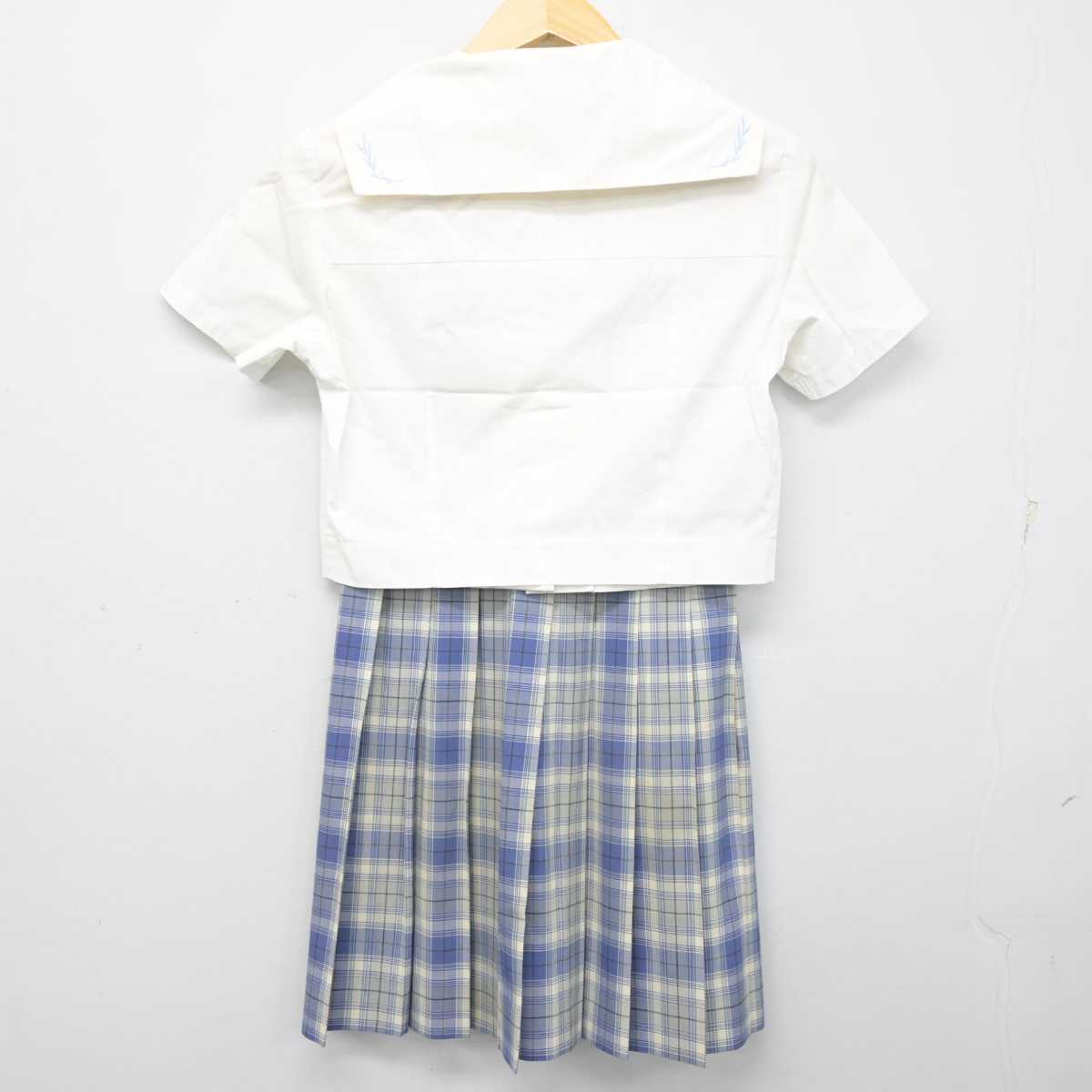 【中古】愛知県 名城大学附属高等学校 女子制服 2点 (セーラー服・スカート) sf056751