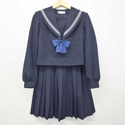 【中古】愛知県 半田中学校 女子制服 3点 (セーラー服・スカート) sf056752