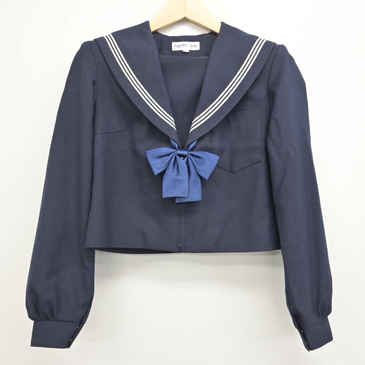 【中古】愛知県 半田中学校 女子制服 3点 (セーラー服・スカート) sf056752