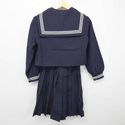 【中古】兵庫県 上郡中学校 女子制服 4点 (セーラー服・スカート) sf056763